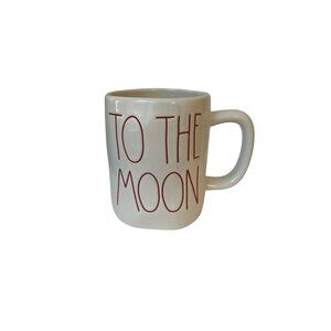 Rae Dunn Artisan Collection "To The Moon And Back" Coffee Mug 5" Large Ceramic W